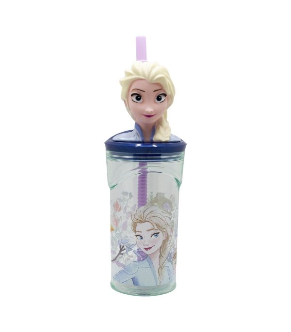 FROZEN – Borraccia con personaggio 3D 20cm – Snowy Tale 360ml…x12